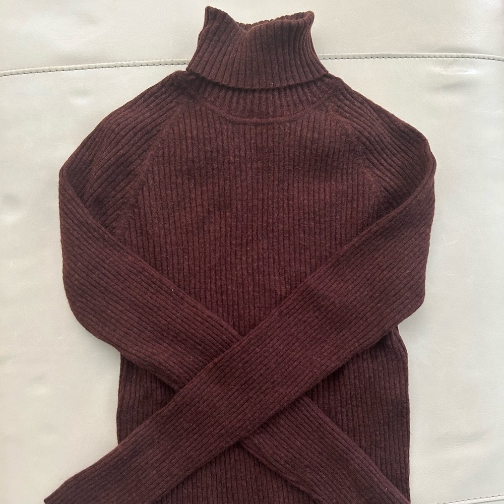 Cozy Dark Maroon Sweater